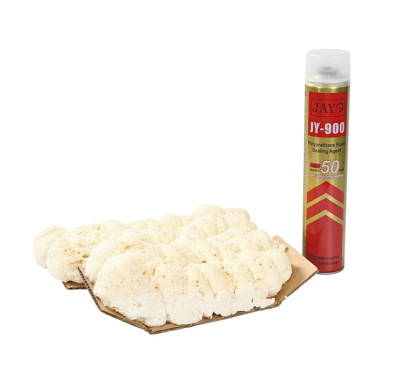 PU Foam Polyurethane Spray Isolation Adhesive for Windows Door Mounting Construction Expanding Foam