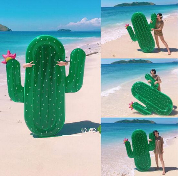 Customizable Eco-Friendly PVC Inflatable Cactus Air Mattress