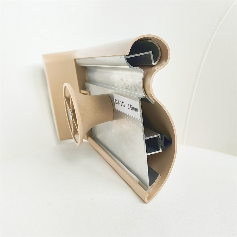 PVC and Aluminium Handrail for Hospital Wall