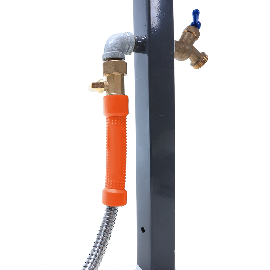 Yardforce Heavy-Duty Puncture Proof Garden Hose 50-Foot 1/2-Inch W/ Brass Fitting & on/off Valve