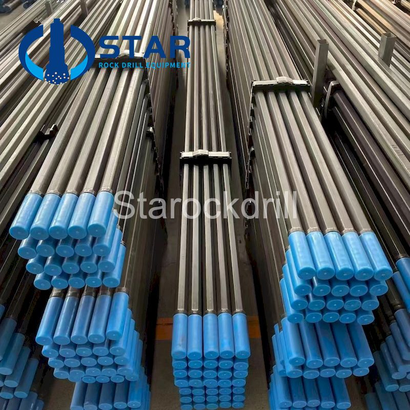 Rock Drilling Mining Thread Drill Rod Top Hammer Drilling Tools R25 R28 Speed Rod Extension Drill Rod