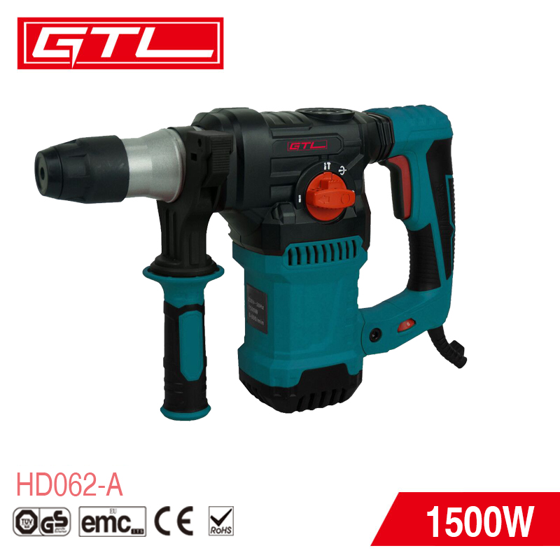 1500W SDS Plus Electric Rotary Hammer Drill with Variable Speed (HD062-A)