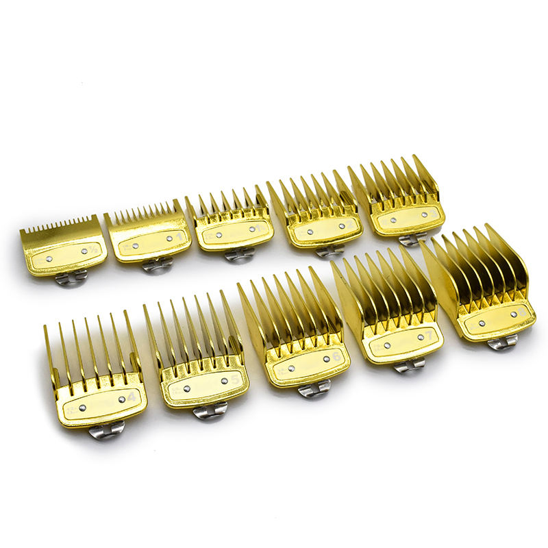 Custom Logo Professional Limit Comb Cutting Guide Combs 1.5/3/4.5/6/10/13/19/25mm Hair Clipper Trimmer Cutting Tools Kit