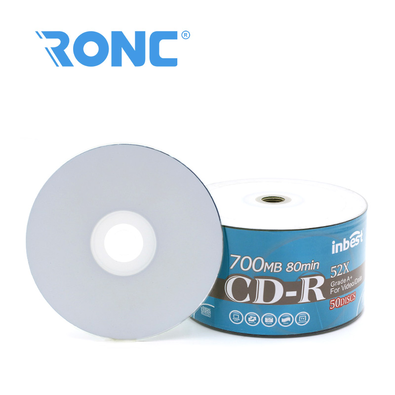 Чистые CD-R диски 50 шт, серебристые, 700MB