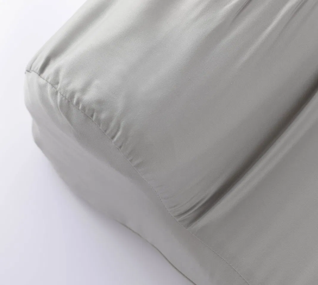 Bed Product Soft Solid Color Comfortable Bamboo Pillowcase with Zipper Closure