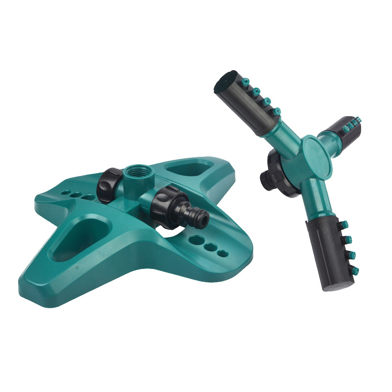 360-Degree Automatic Rotating Large Three-Fork Sprinkler