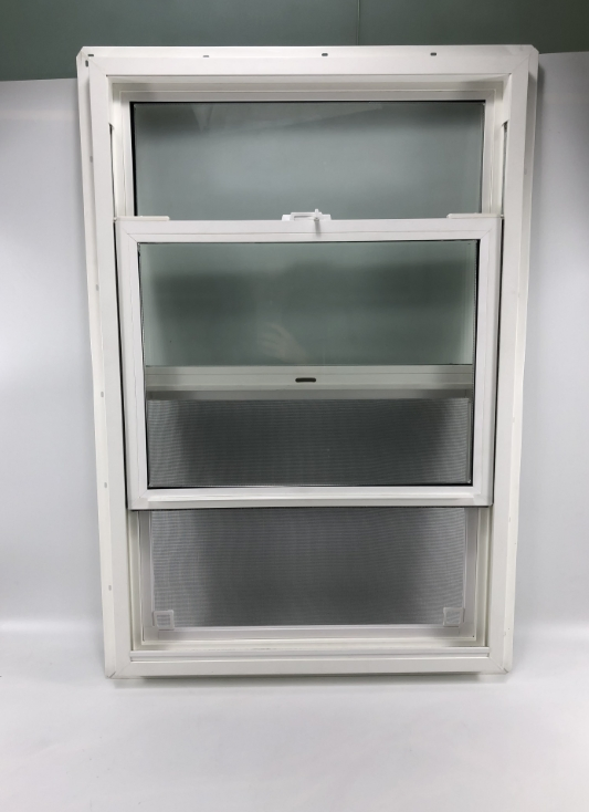 83 Series Aluminum Single Hung Windows with Hurricane-Resistant Glass, Reinforced Frame & Warm Edge Spacer