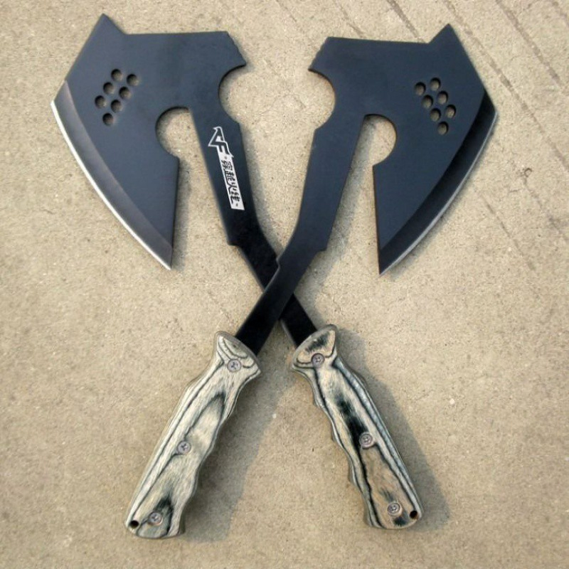 Ultimate Outdoor Survival Axe: Crossfire Multi-Functional Tool for Adventures