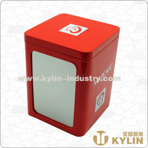 New Red Square High Quality Metal Napkin Dispenser