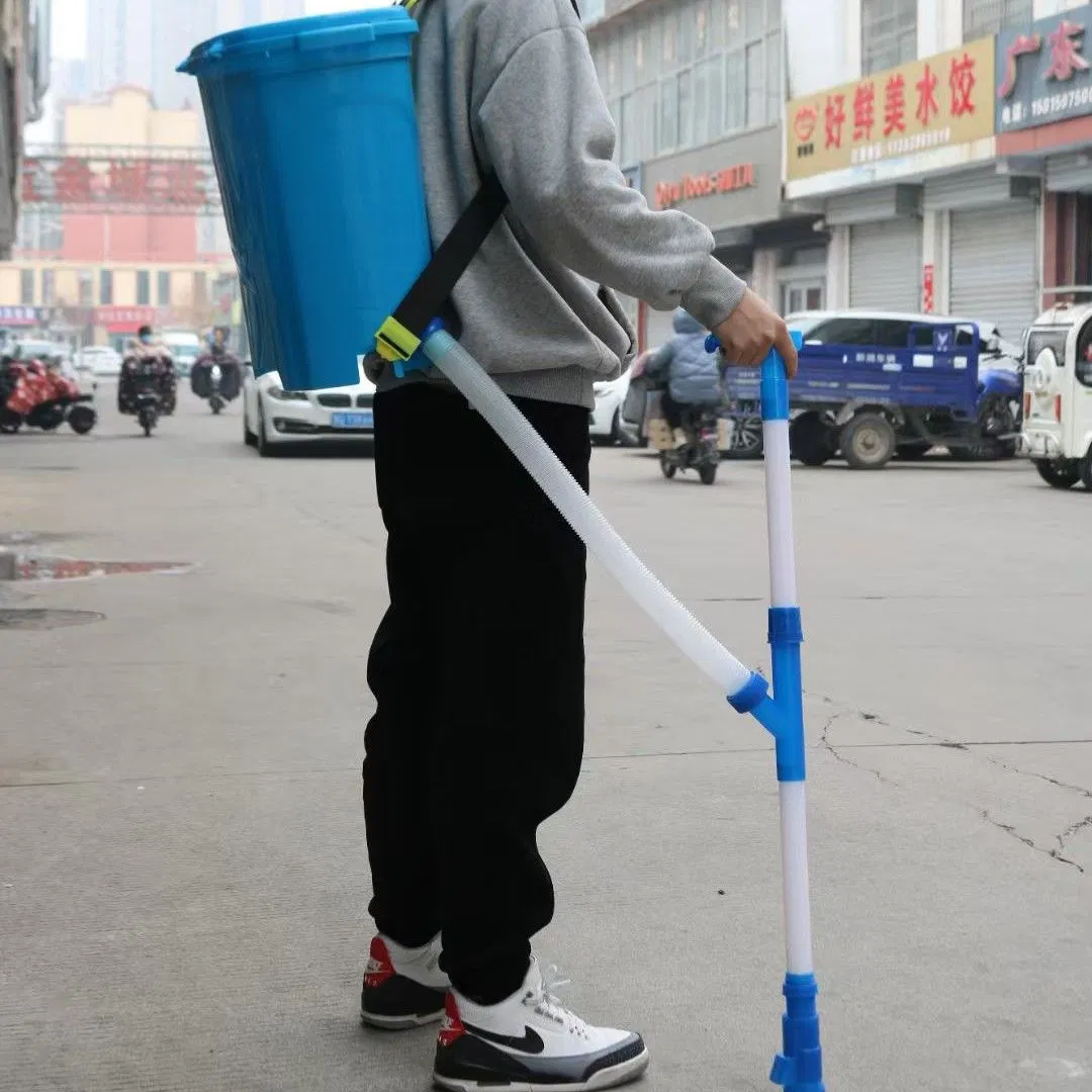 Labor-Saving Manual Fertilizer Applicator with Integrated Seeding Function