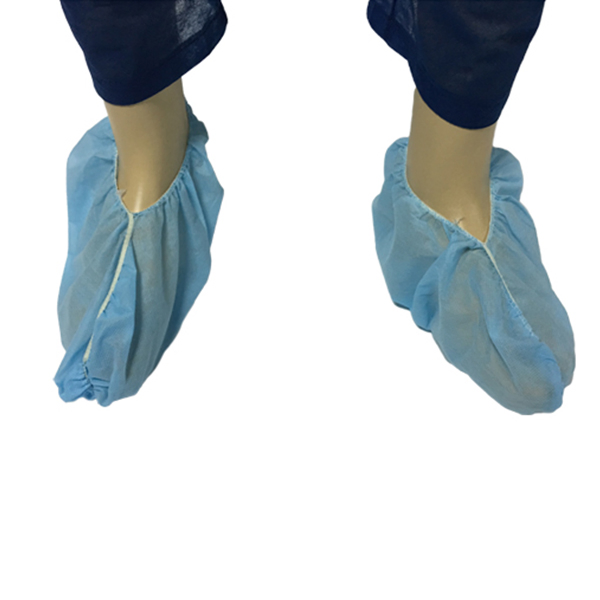 Disposable Thicken Material Nonwoven PVC Dotted Non-Skid Shoe Cover for Personal Protection