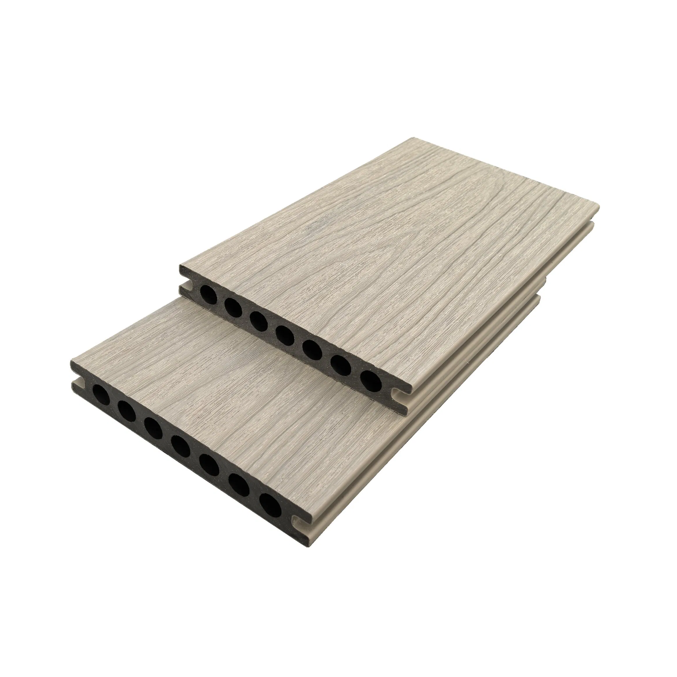 Co-Extruded WPC Decking Board Sanded Finish for Resort Poolside