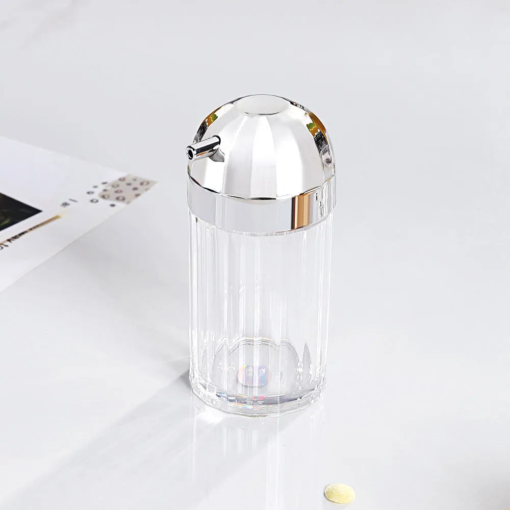 Silver Plastic Sauce Bottle - Transparent Vinaigrette & Oil Bottle
