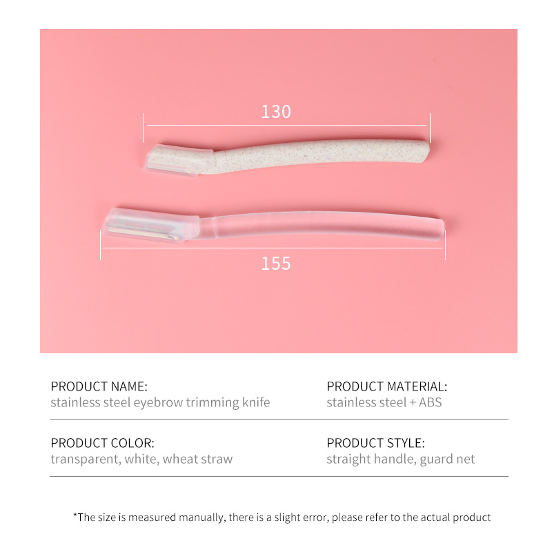 Women Eyebrow Razor Dermaplane Trimmer Razor Eyebrow with Precision Cover