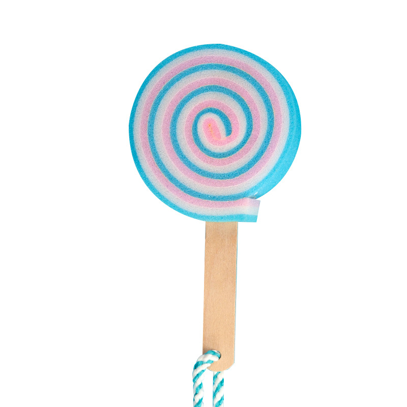 Bath Sponge Ice Cream Lollipop Shower Cute Bath Body Loofah
