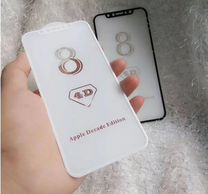Curve 4D Tempered Glass for iPhone 8 Screen Protector