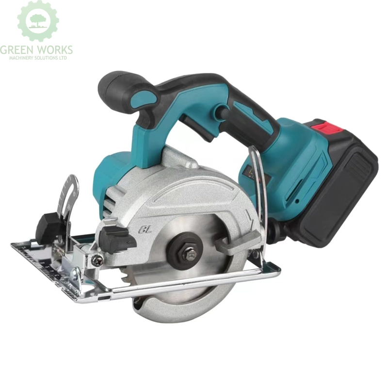 5 in Battery Powered Electric Cordless Mini Circular Saw for Wood Metal Stone Handheld Cutting Machine