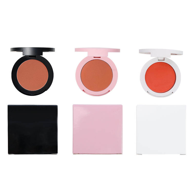 New Shimmer High Quality OEM Blusher Pressed Powder Makeup Private Label Vegan Blush Wholesalers