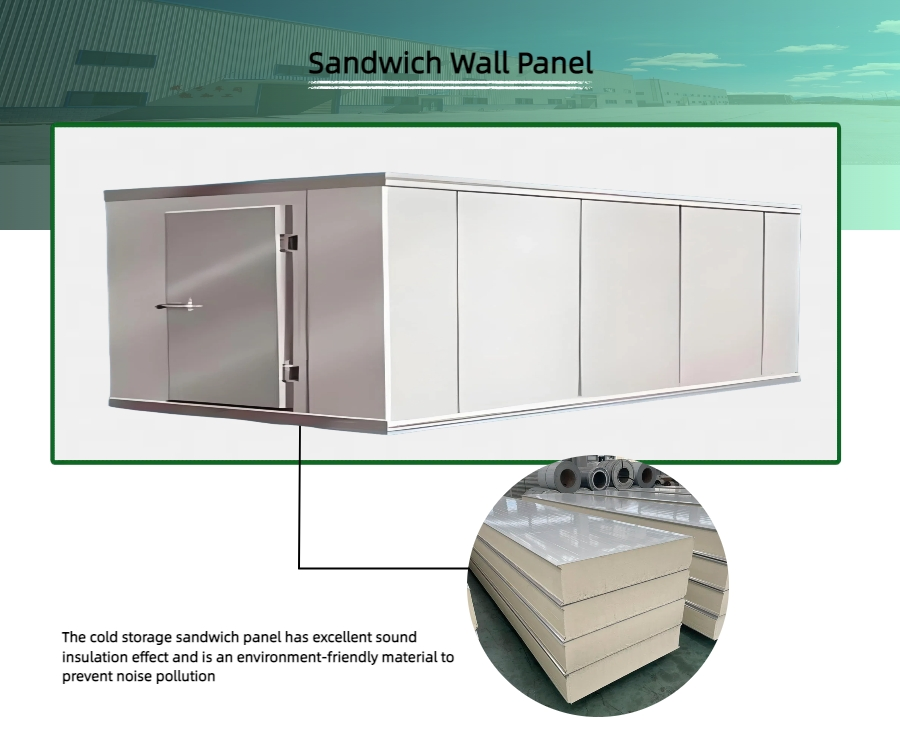 Easy Installation Cold Storage Panel for Temporary Refrigeration Shelters