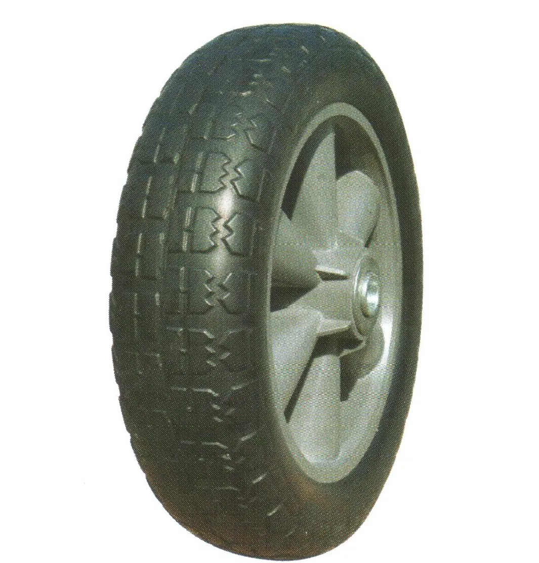 Heavy Duty Solid Rubber Wheel with 10X2