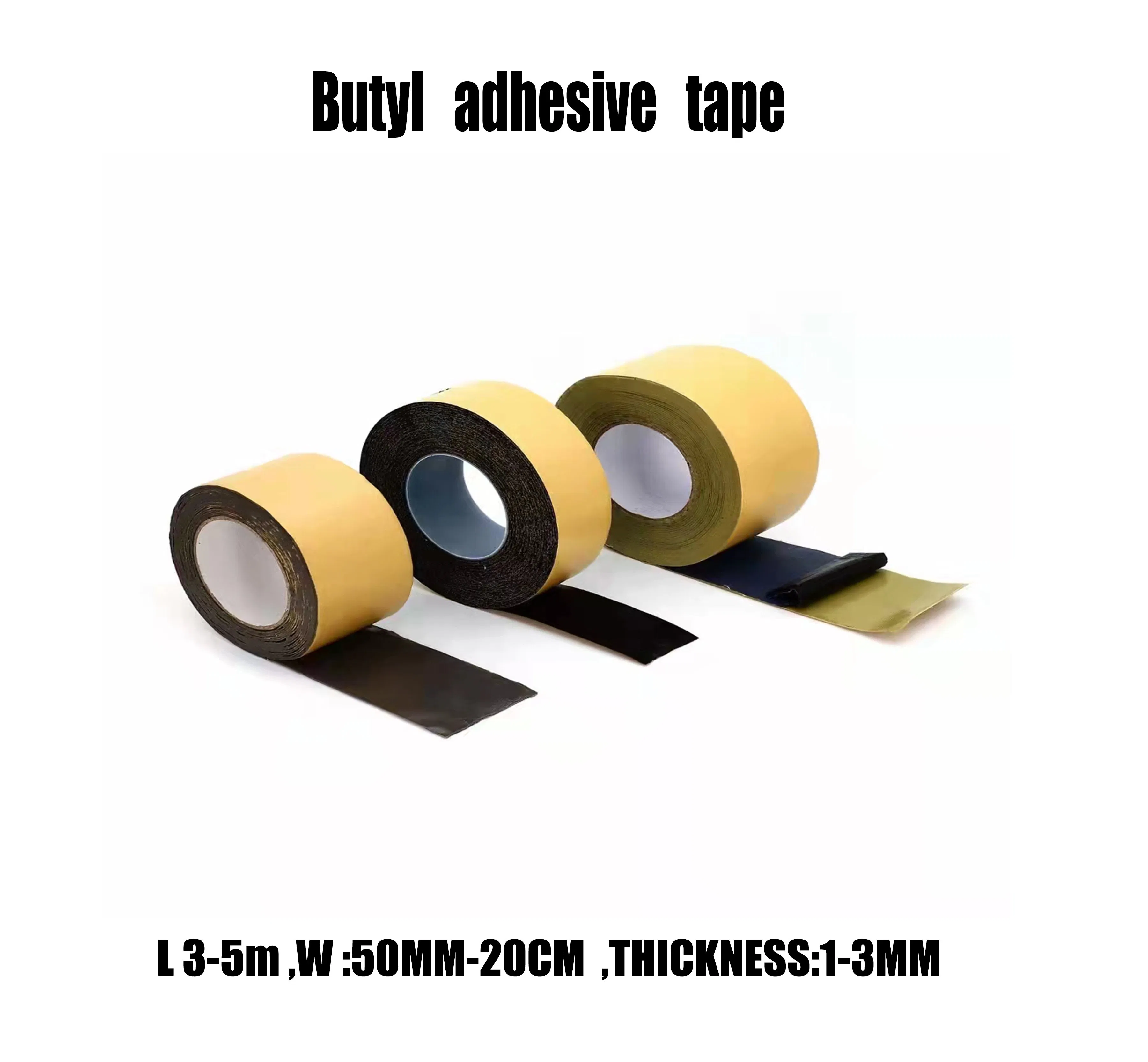 Multi-Use Outdoor Waterproof Butyl Tape, Aluminum Foil Butyl Sealing Tape