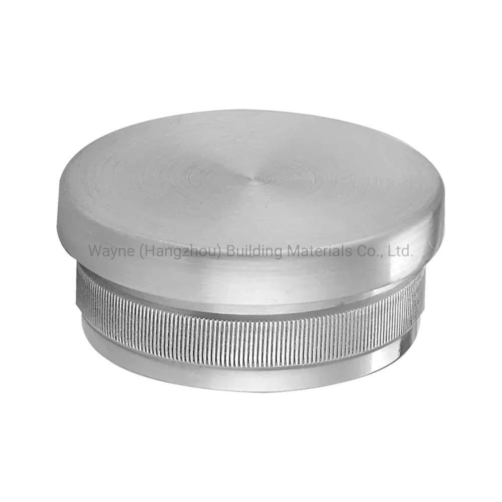 Factory Price with Stainless Steel Stair Handrail Accessories Round Pipe End Cap