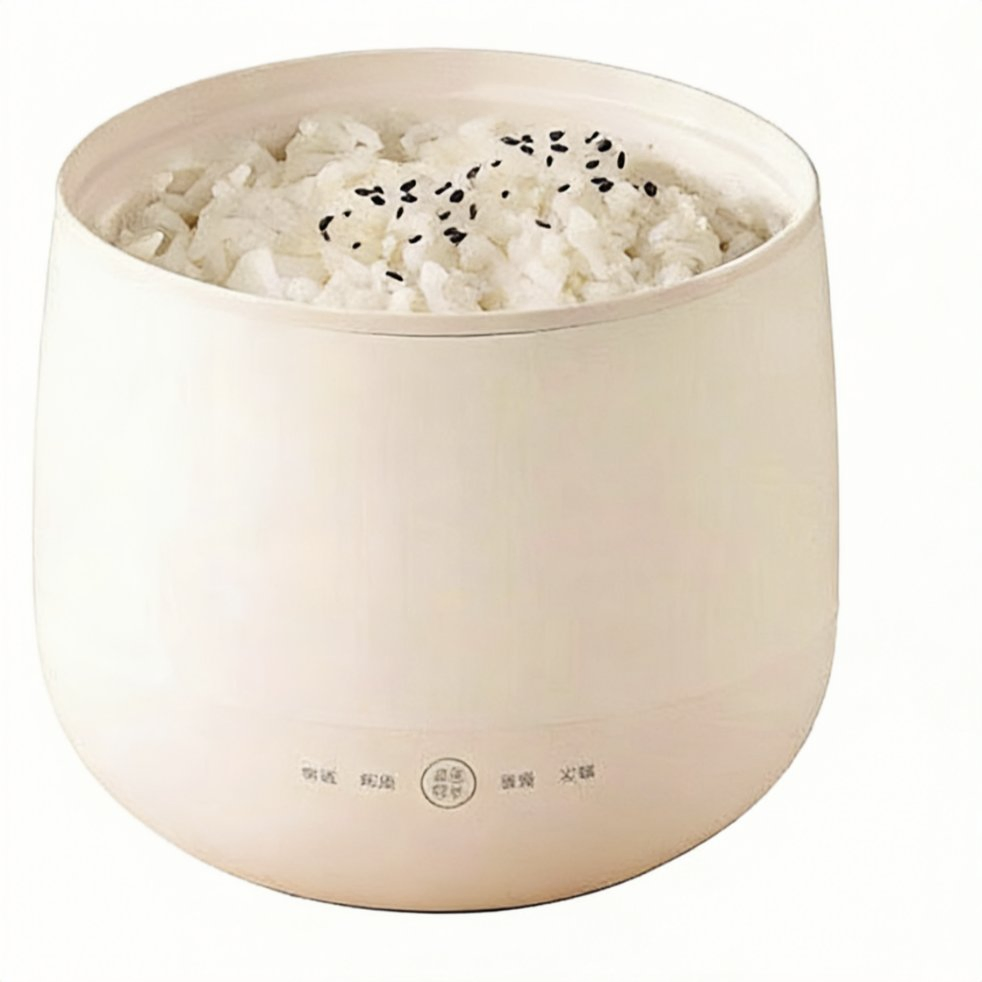 8L Ceramic Inner Pot Rice Cooker 2-3 People Spherical Pot Keep Warm 3c Certified Base Heating