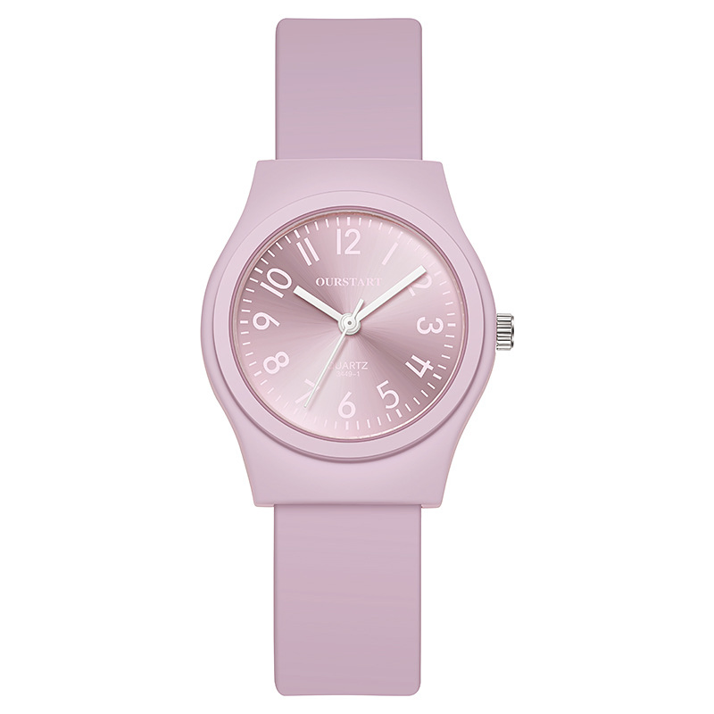 Wholesale Women Digital Candy Color Fashion Casual Silicone Quartz Ladies Watch