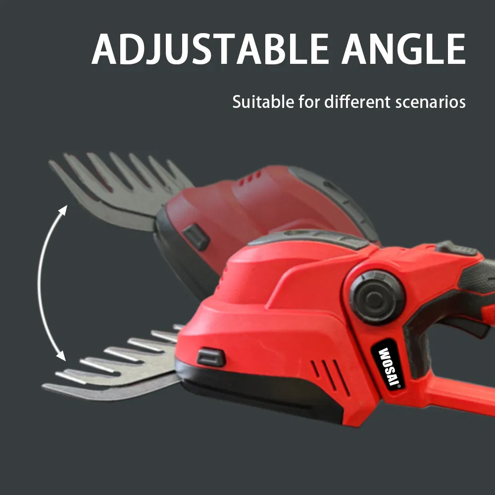Wosai 20V Cordless Grass Hedge Shears High Efficiency Rechargeable Trimming Tool for Outdoor Gardening