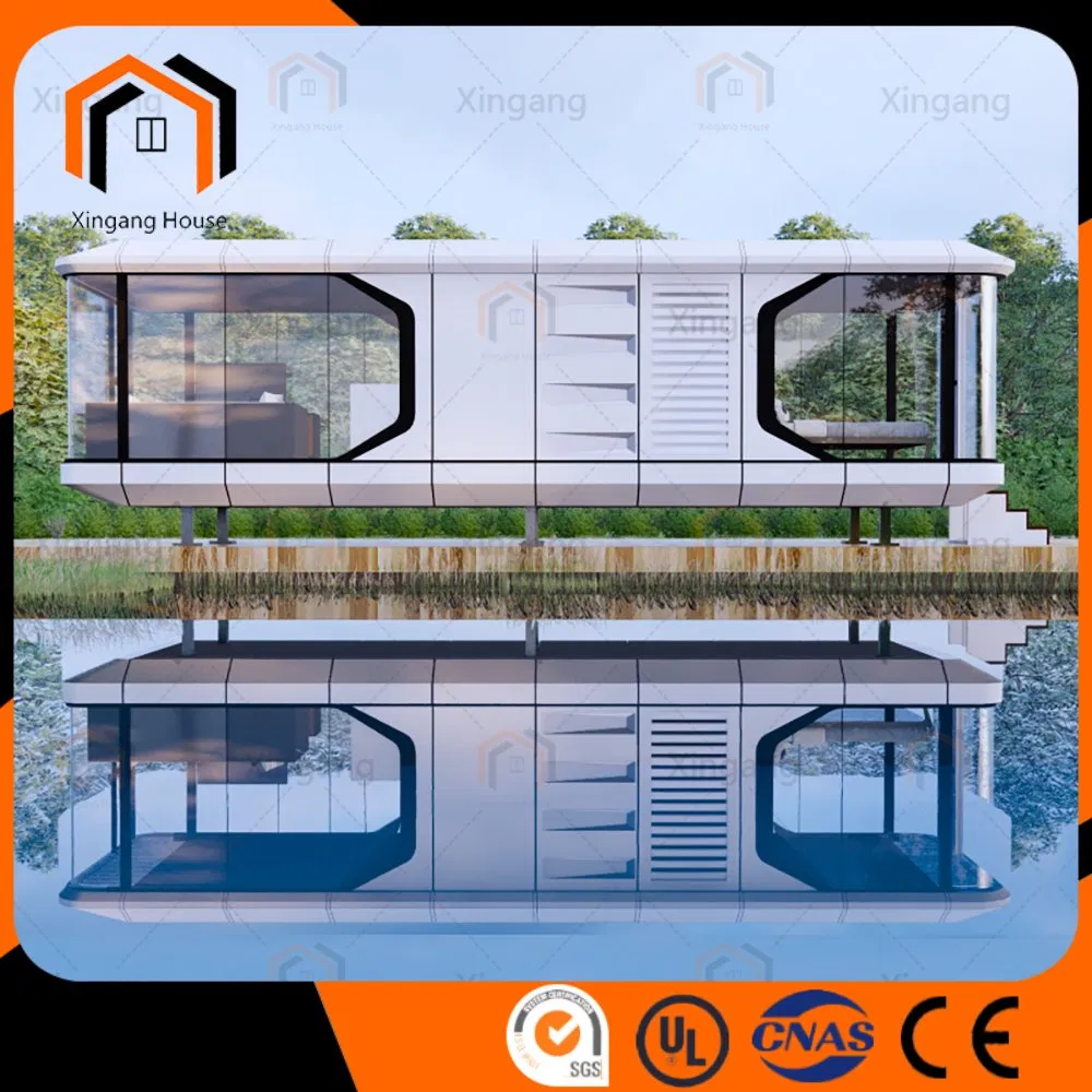 High-Strength Prefab Container Portable Modular Space Capsule House with Kitchen