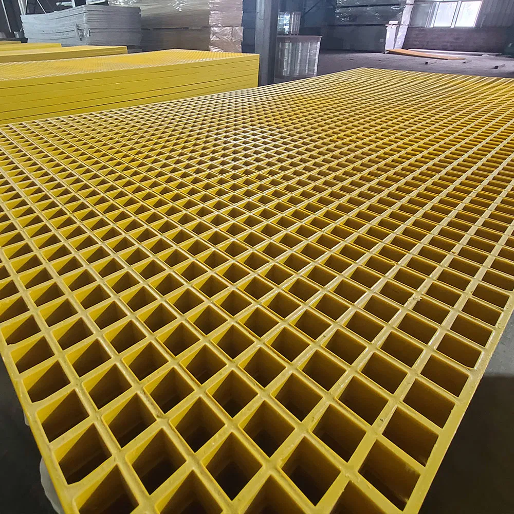Highly Corrosion Resistant Walkways/Railings Stairs and Access Structures Floor Grating Yellow