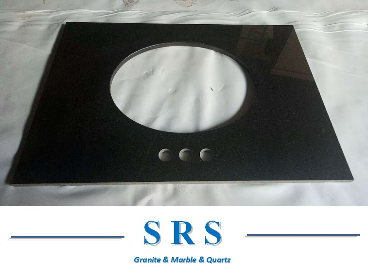 Polished Black Granite & Marble Stone Washing Basin