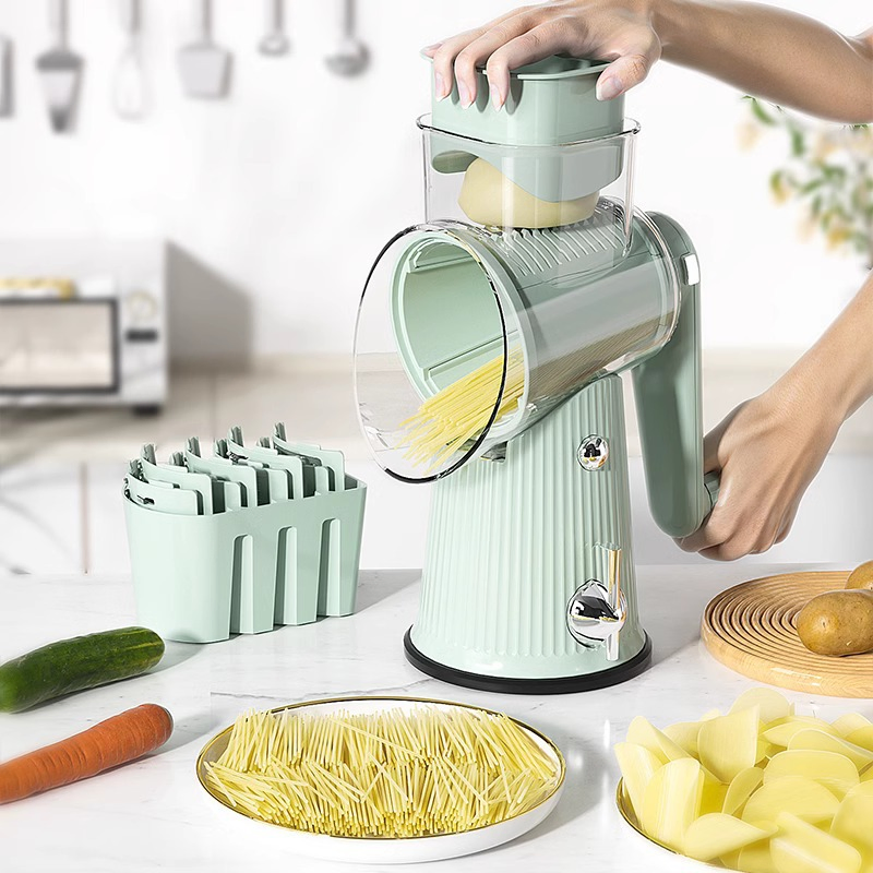 Manufacturer Wholesale Kitchen Gadgets Multi-Functional Vegetable Chopper Slicer Manual Roller Vegetable Slicer