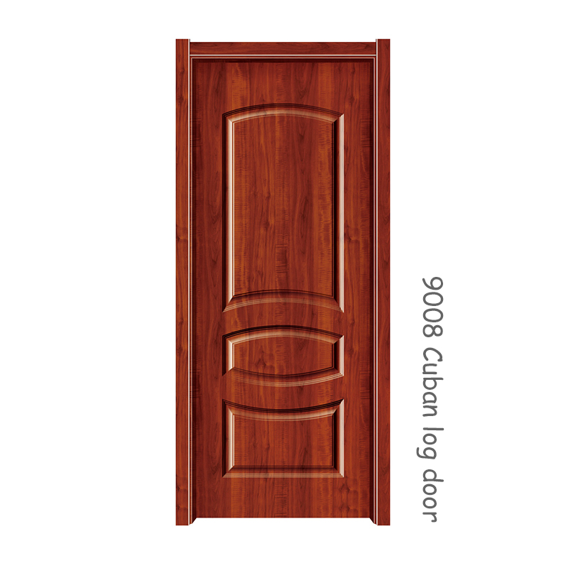 Red Wood Color Door Panel MDF HDF Door Skin 02