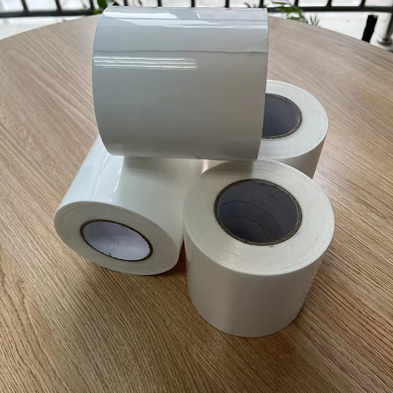 10cm/5cm Wide Shrink Wrap Repaire Tapes White Color