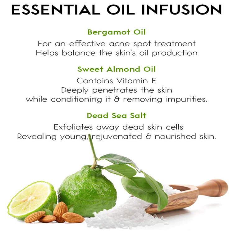 Anti-Cellulite Exfoliating Organic Caffeine Matcha Green Tea Dead Sea Salt Body Scrub