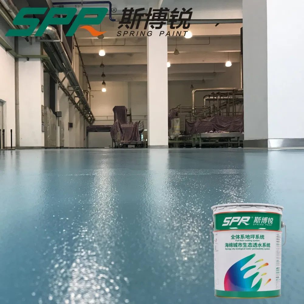 Stain-Resistance Epoxy Resin Flat Coating Floor for Printing Factories