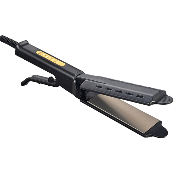 Professional Hair Straightener and Curler 2 in 1 Simple Anti-Scald Design, Wide Plate, Constant Temperature Flat Iron