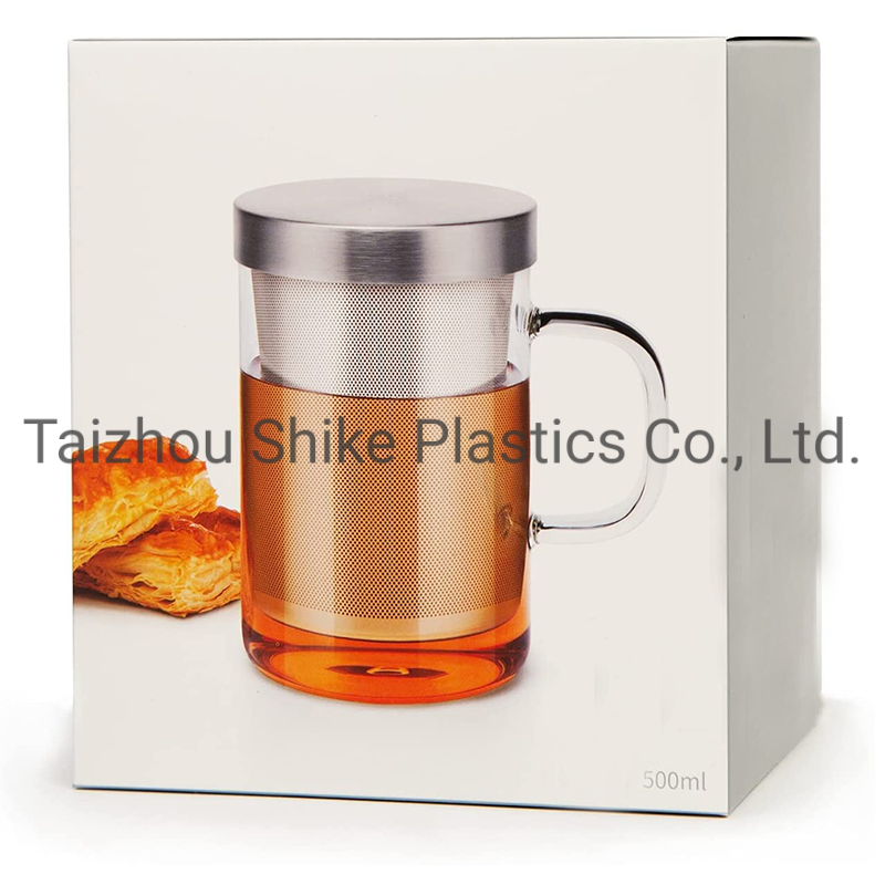 Термокружка стеклянная с фильтром для чая, 550 мл