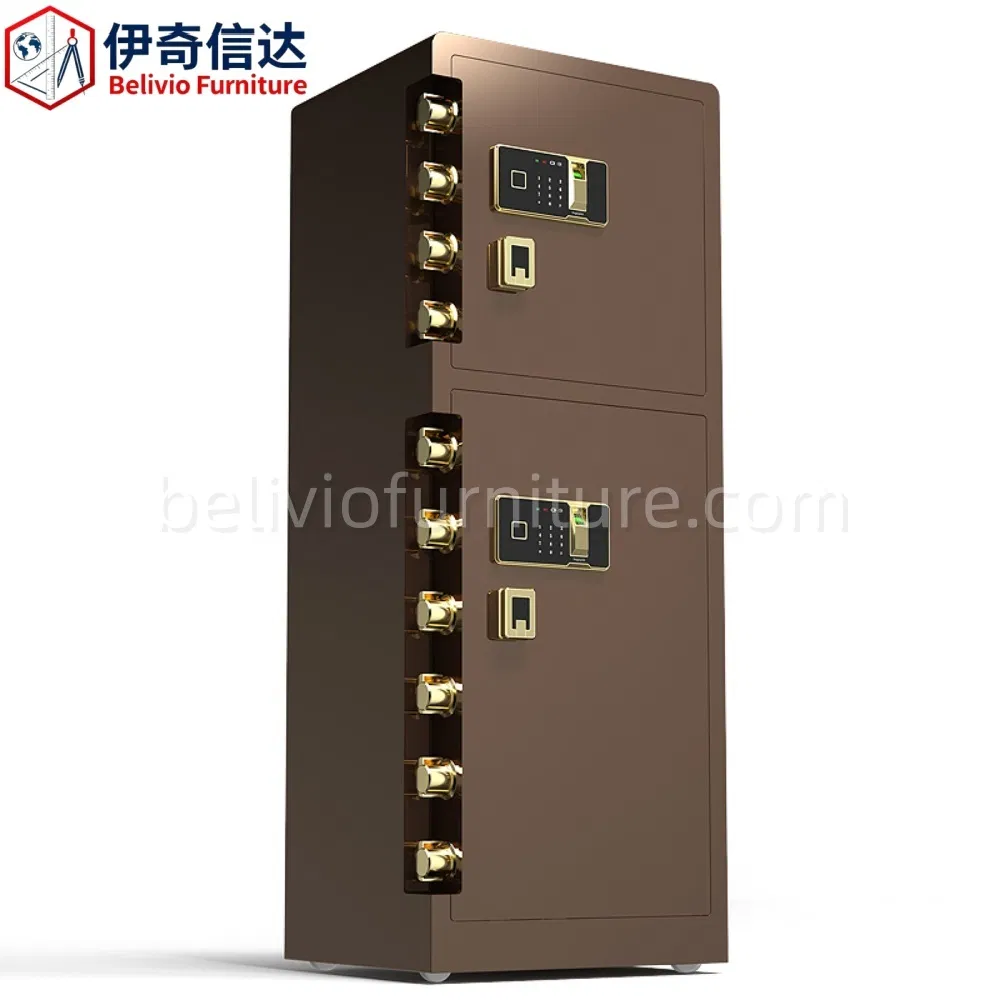 Wholesale New Design Safe Cabinet Steel Double-Layer Metal Storage Cabinet Steel Locker Safe Lockers