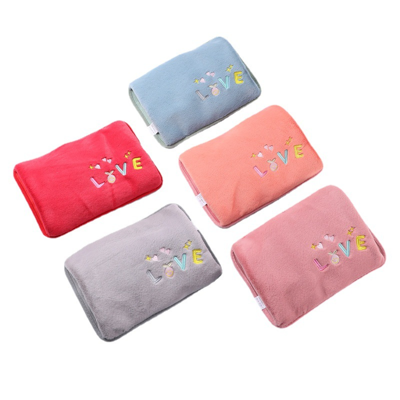 Hot Selling Intelligent Temperature Electricity Double Plug Hand Warmer Rechargeable Water Bag