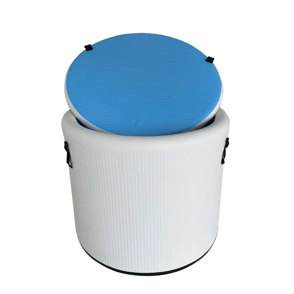 Складная надувная ванна для ледяной воды круглая