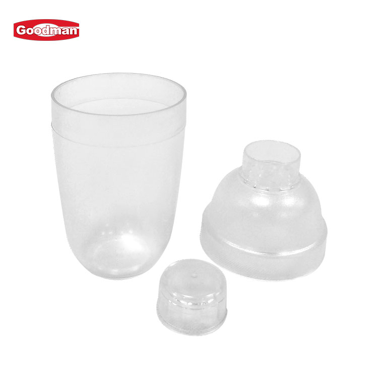 Wholesale Price 350ml Bartender Cocktail Shakers High Quality Plastic Shakers Cocktail