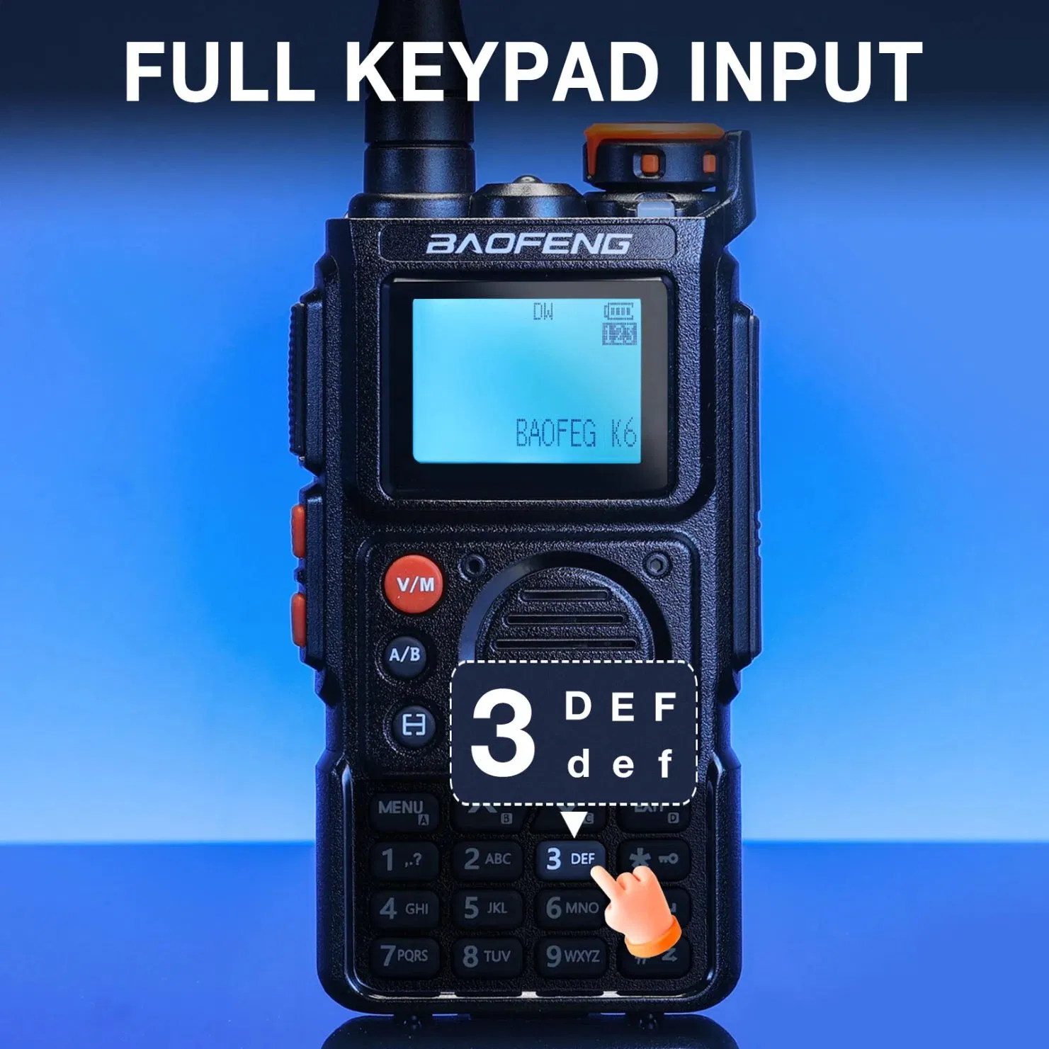 Портативная рация Baofeng K6 VHF/UHF