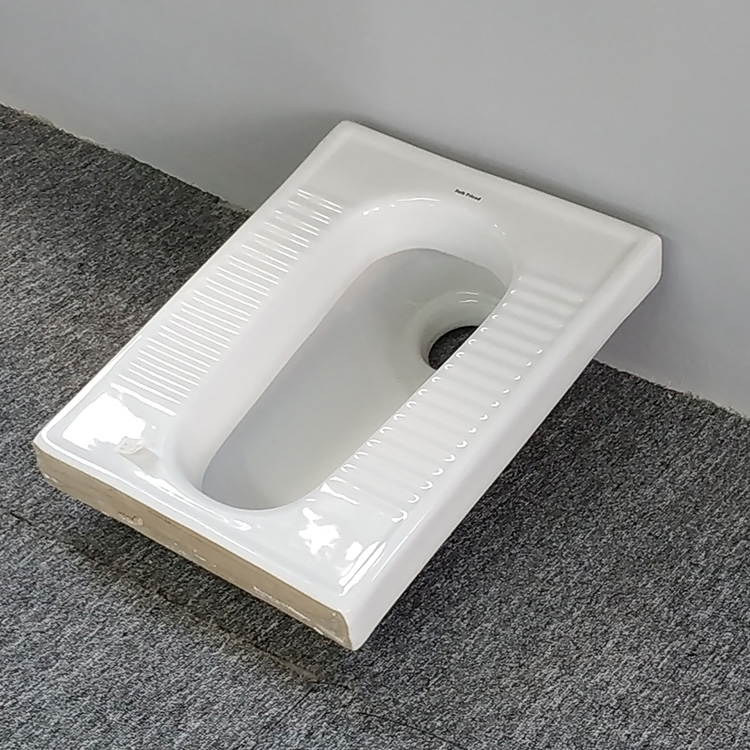 Factory Directly Sale Cheap Price Hot Sale White Squatting Pan Without S-Band