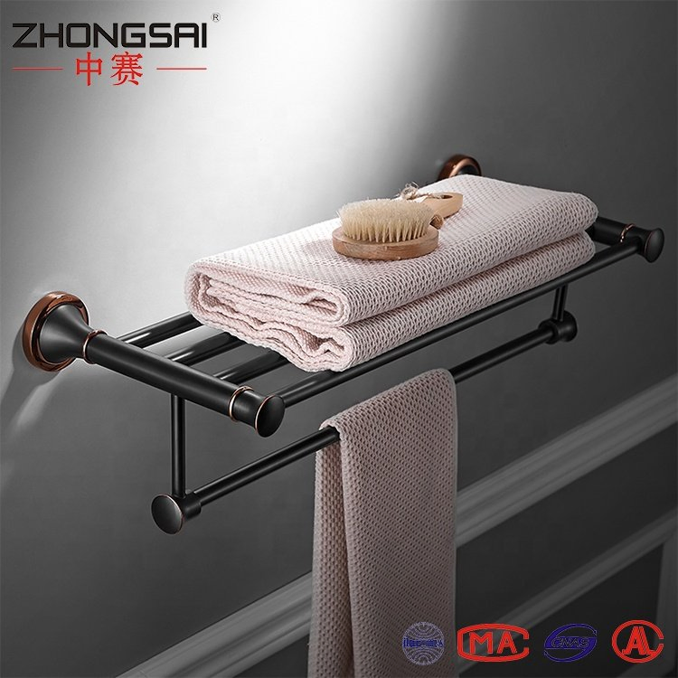 Настенный полотенцедержатель Royal Bathroom, античный черный