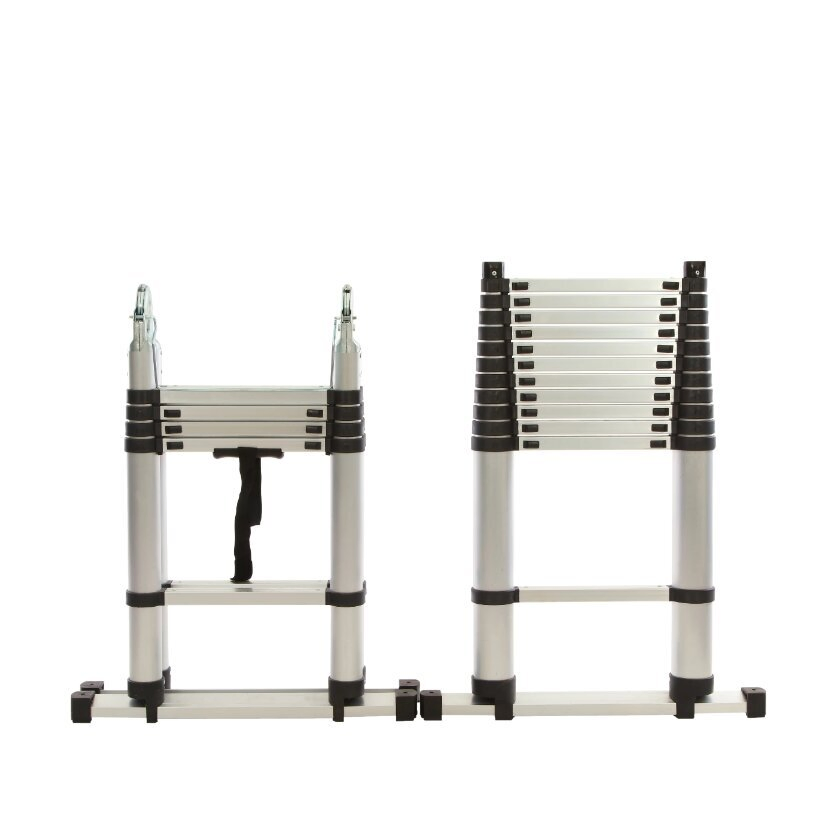 Hook Ladder Single Telescopic Ladder Aluminum with Stabilizer Bar