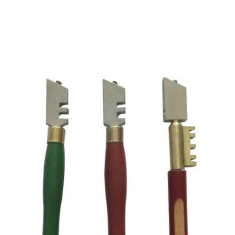 Safety Wooden Handle Glass Cutter Use for Tile and Glass Cutter Tc-03