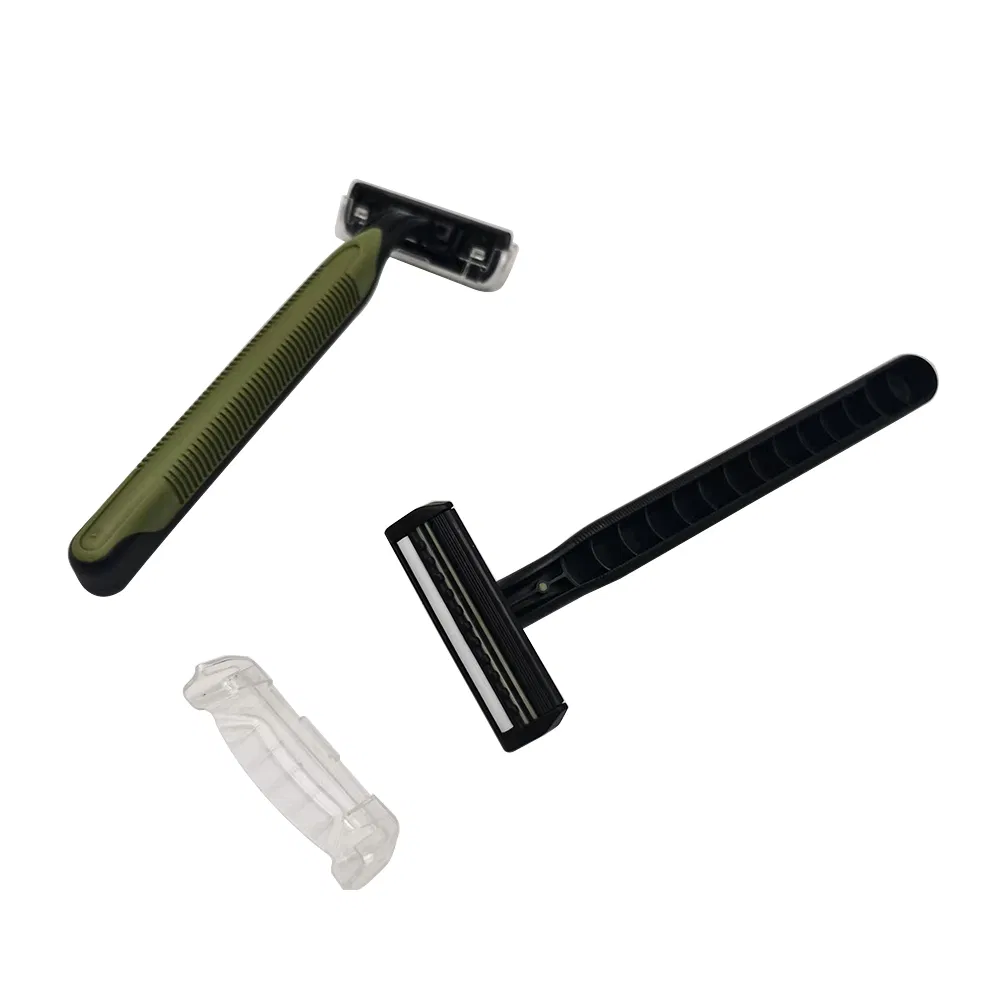 Wholesale Custom Logo Disposable Men Double Blades Stainless Steel Hotel Travel Razor
