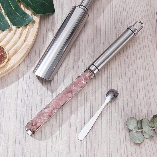 Meatball Mold Convenient Stainless Steel Meatball Maker with Spoon Kitchen Gadget for Household